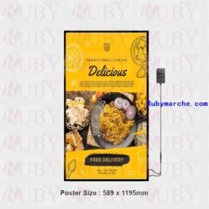 Ultra Slim Led Light Box 600x1200 Size