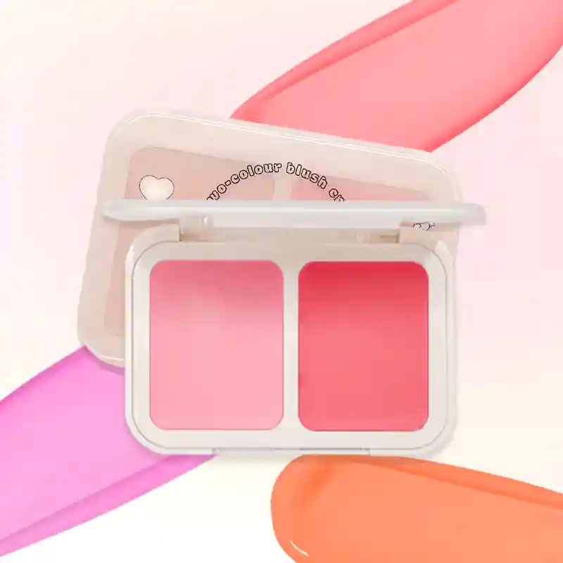 Rabbit Little Witch Sweet Dew Shimmering Dual-Color Blush - Image 4