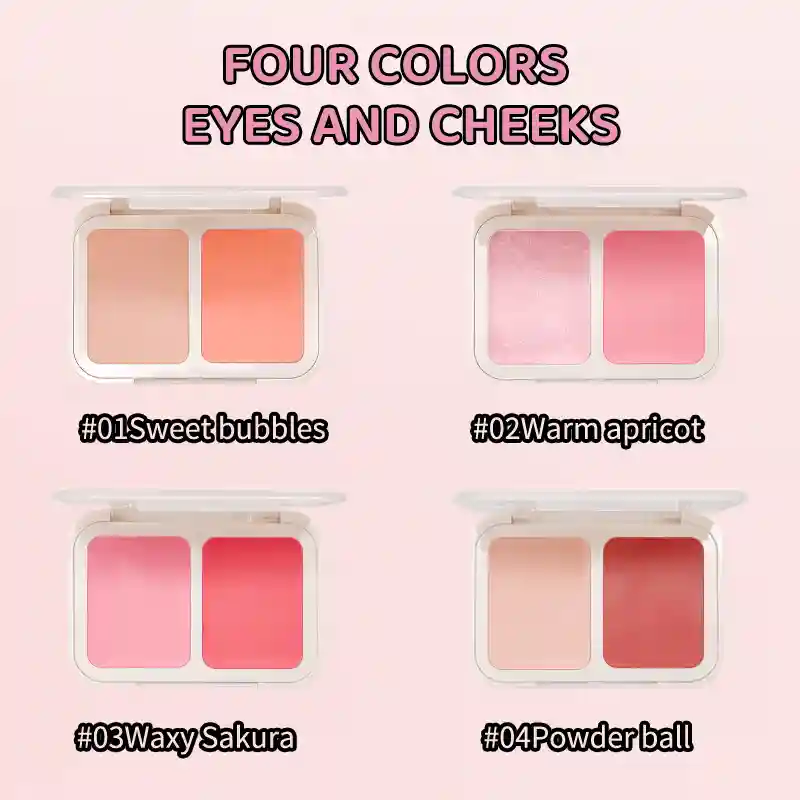 Rabbit Little Witch Sweet Dew Shimmering Dual-Color Blush - Image 2